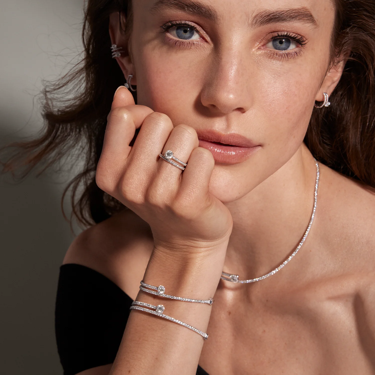 Pave Bangle and A Half - Image 4