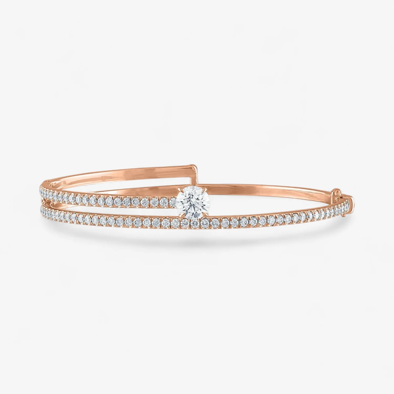 Pave Bangle and A Half - Image 5