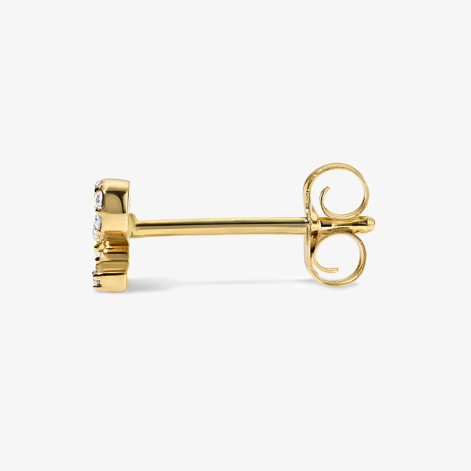 Mini Pave Block Number Studs - Image 6