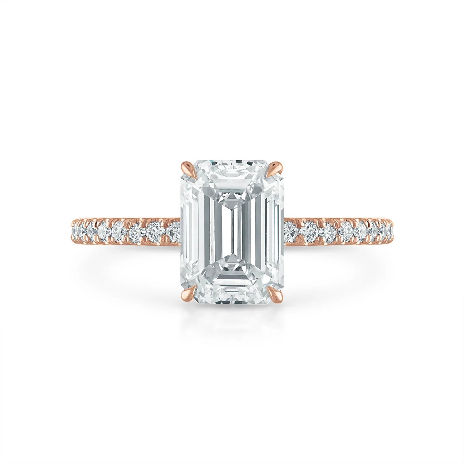 Pave Engagement Ring - Image 10