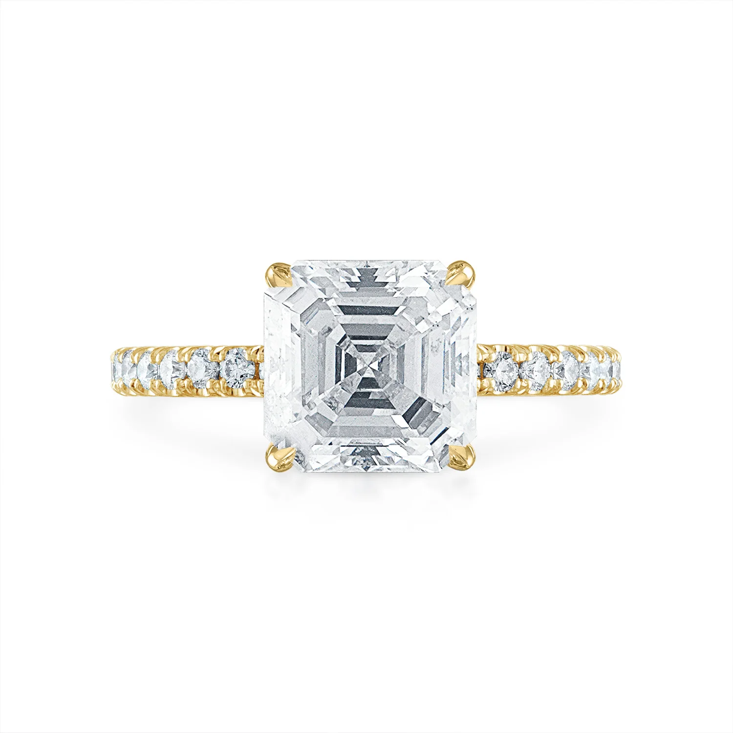 Pave Engagement Ring - Image 12
