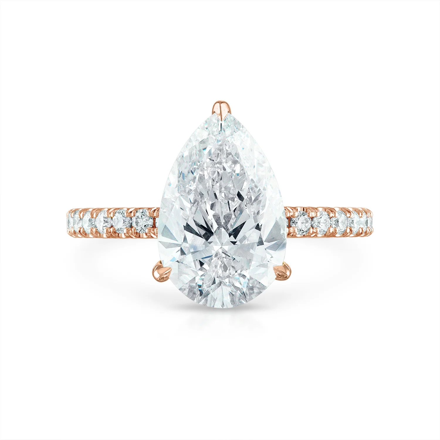 Pave Engagement Ring - Image 14