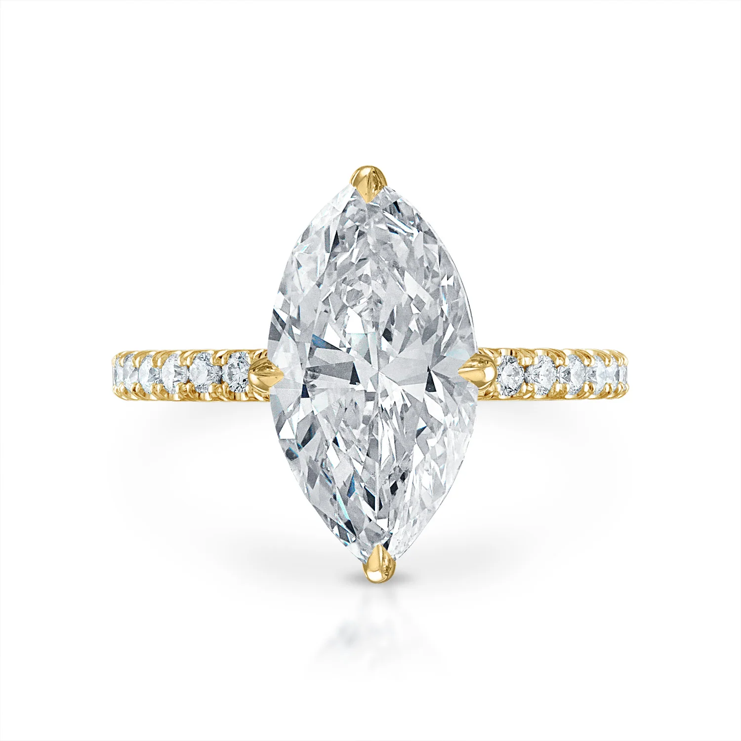 Pave Engagement Ring - Image 20