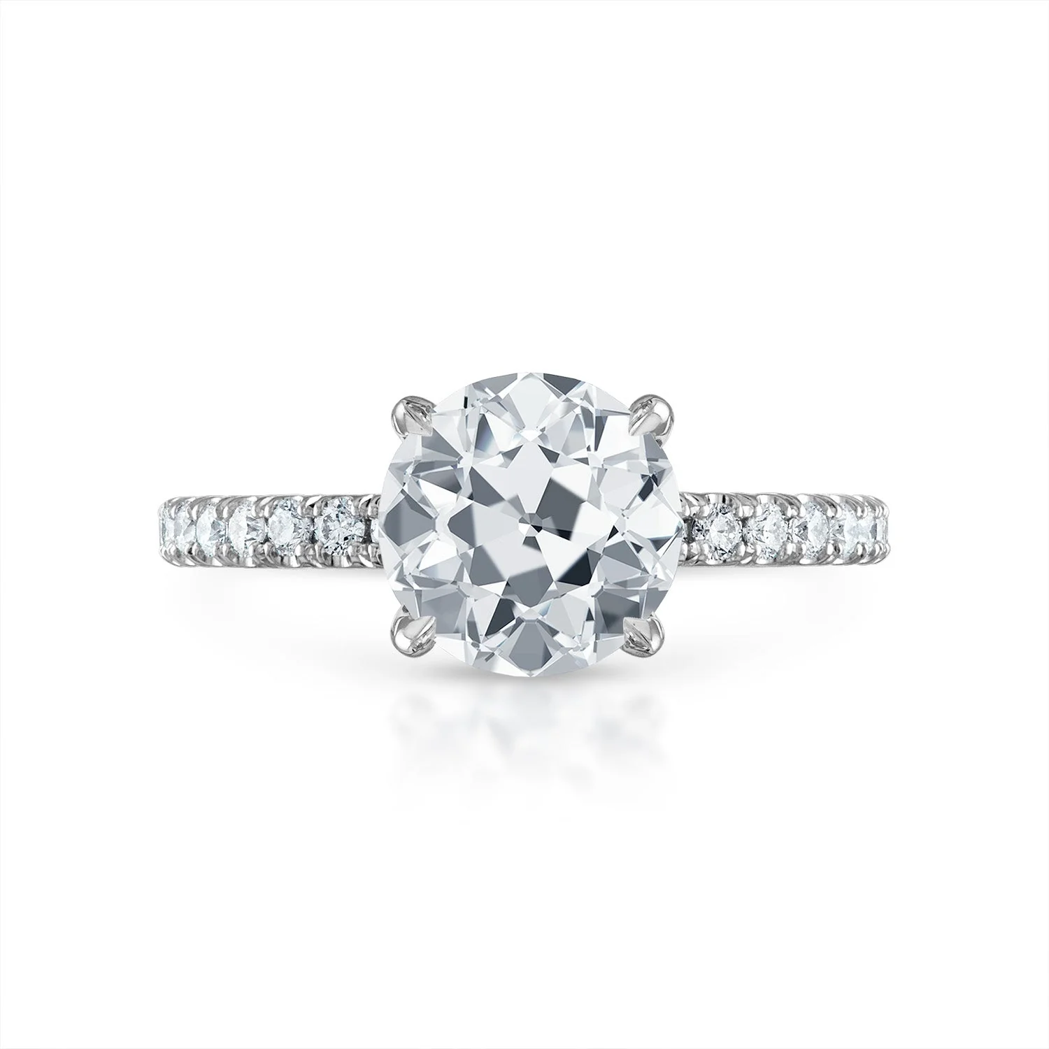 Pave Engagement Ring - Image 28
