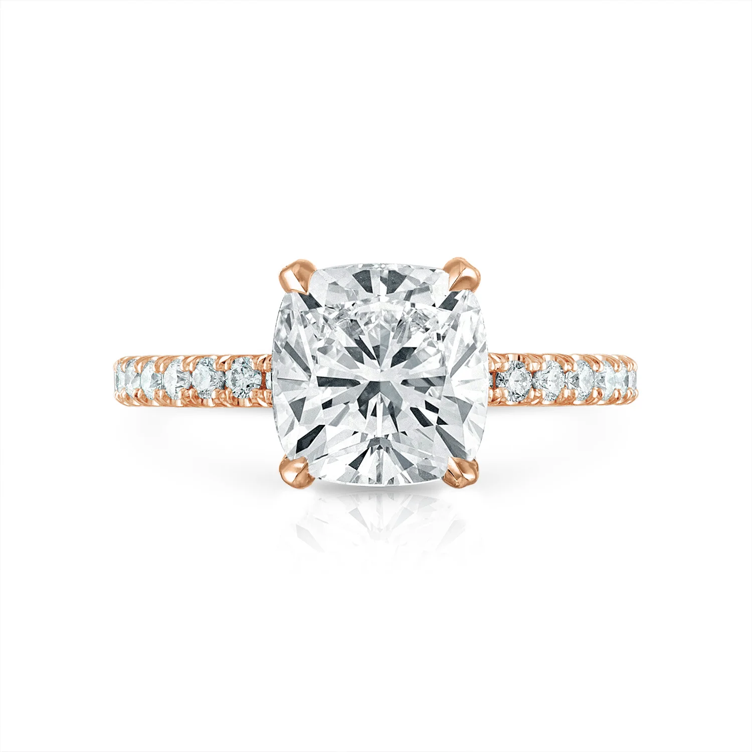Pave Engagement Ring - Image 7