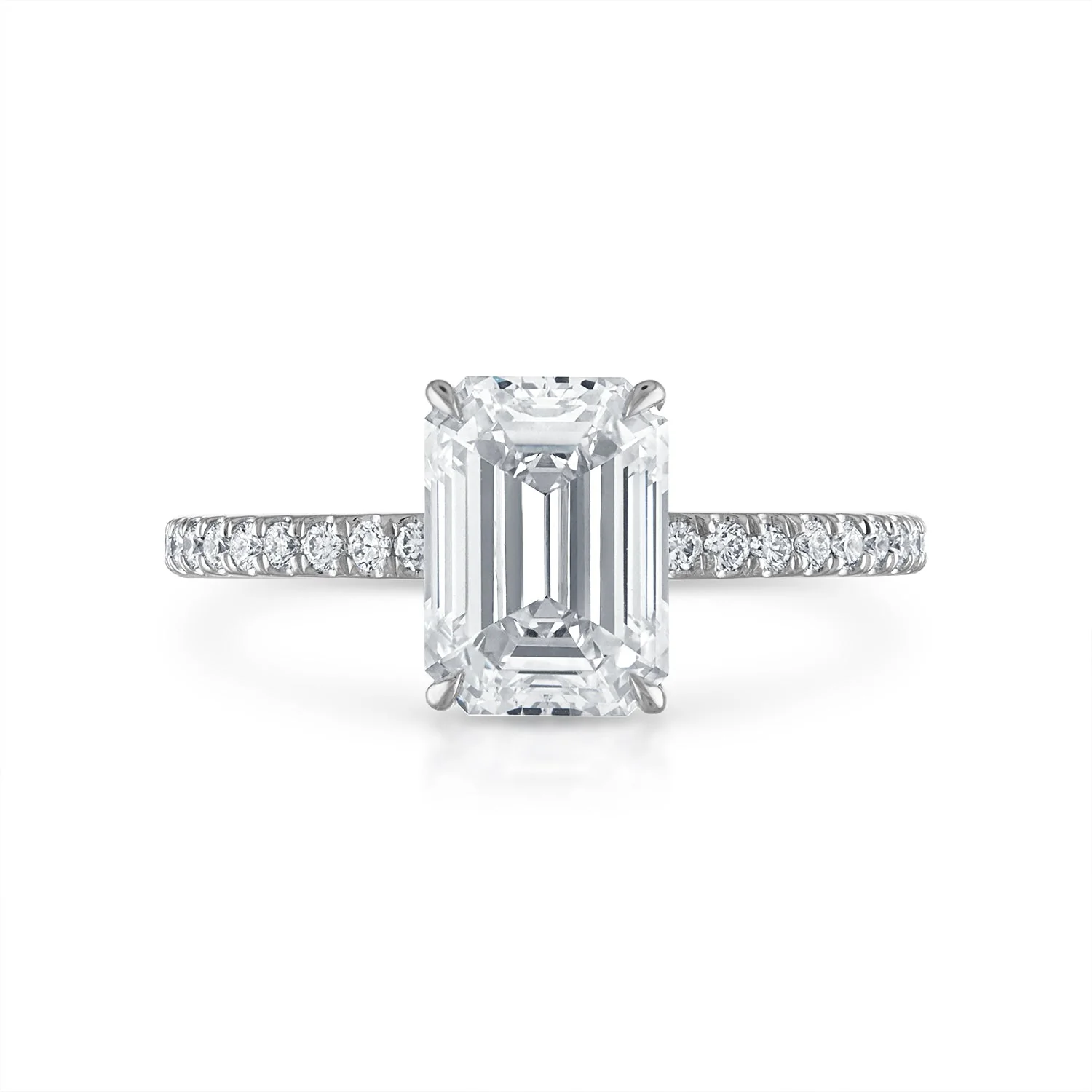 Pave Engagement Ring - Image 9