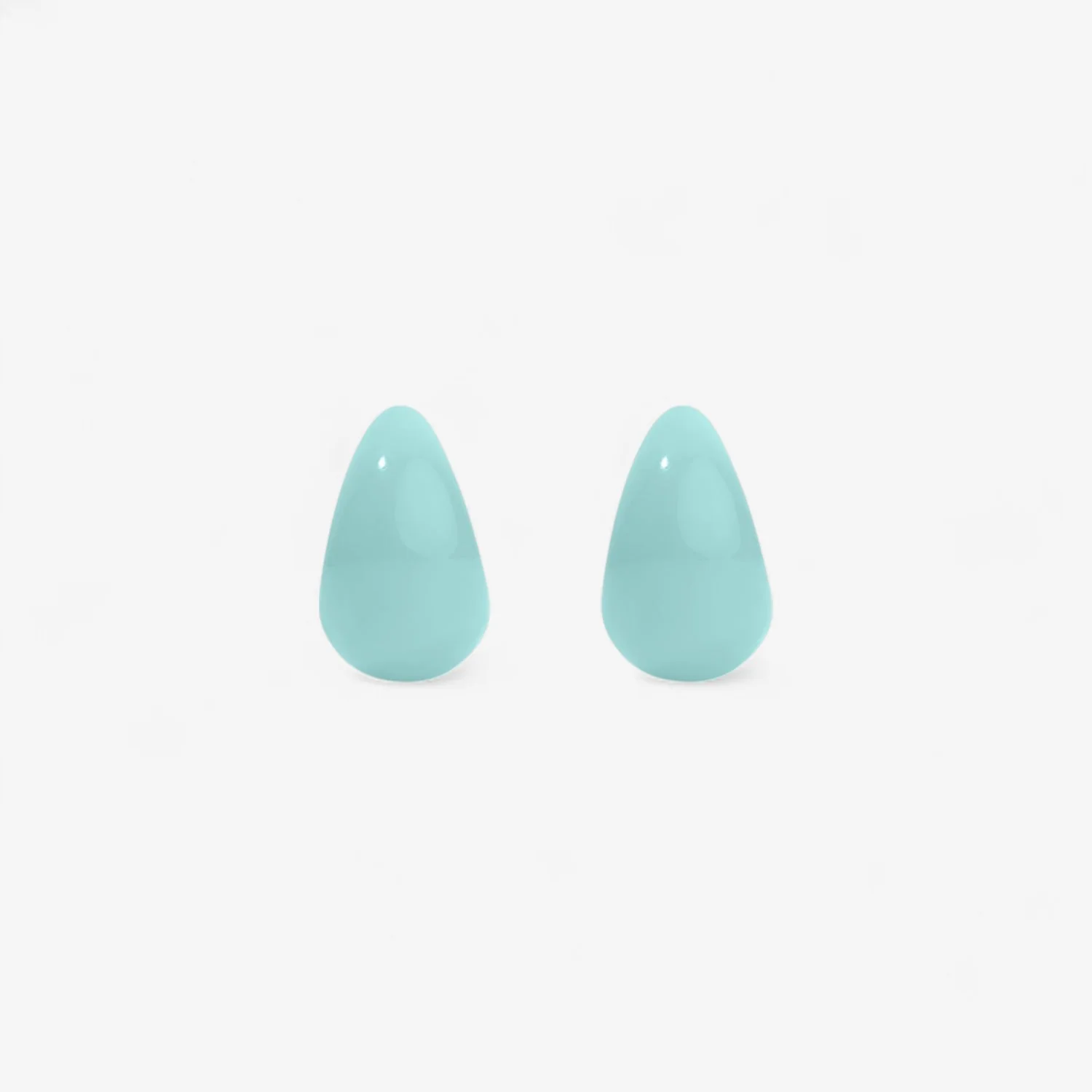 Poppy Enamel Tear Drop Huggie - Image 10