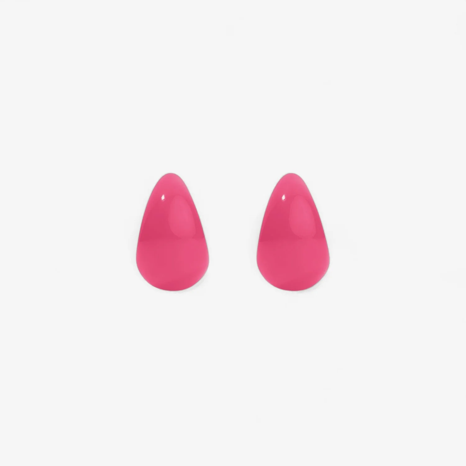 Poppy Enamel Tear Drop Huggie - Image 12