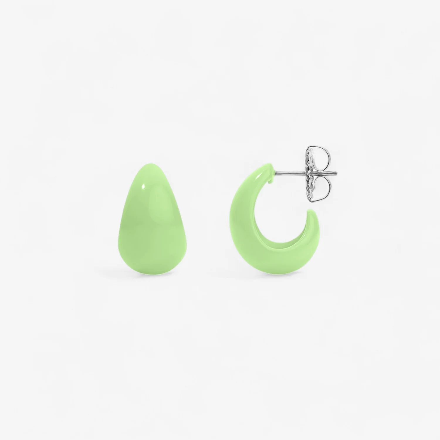 Poppy Enamel Tear Drop Huggie - Image 18