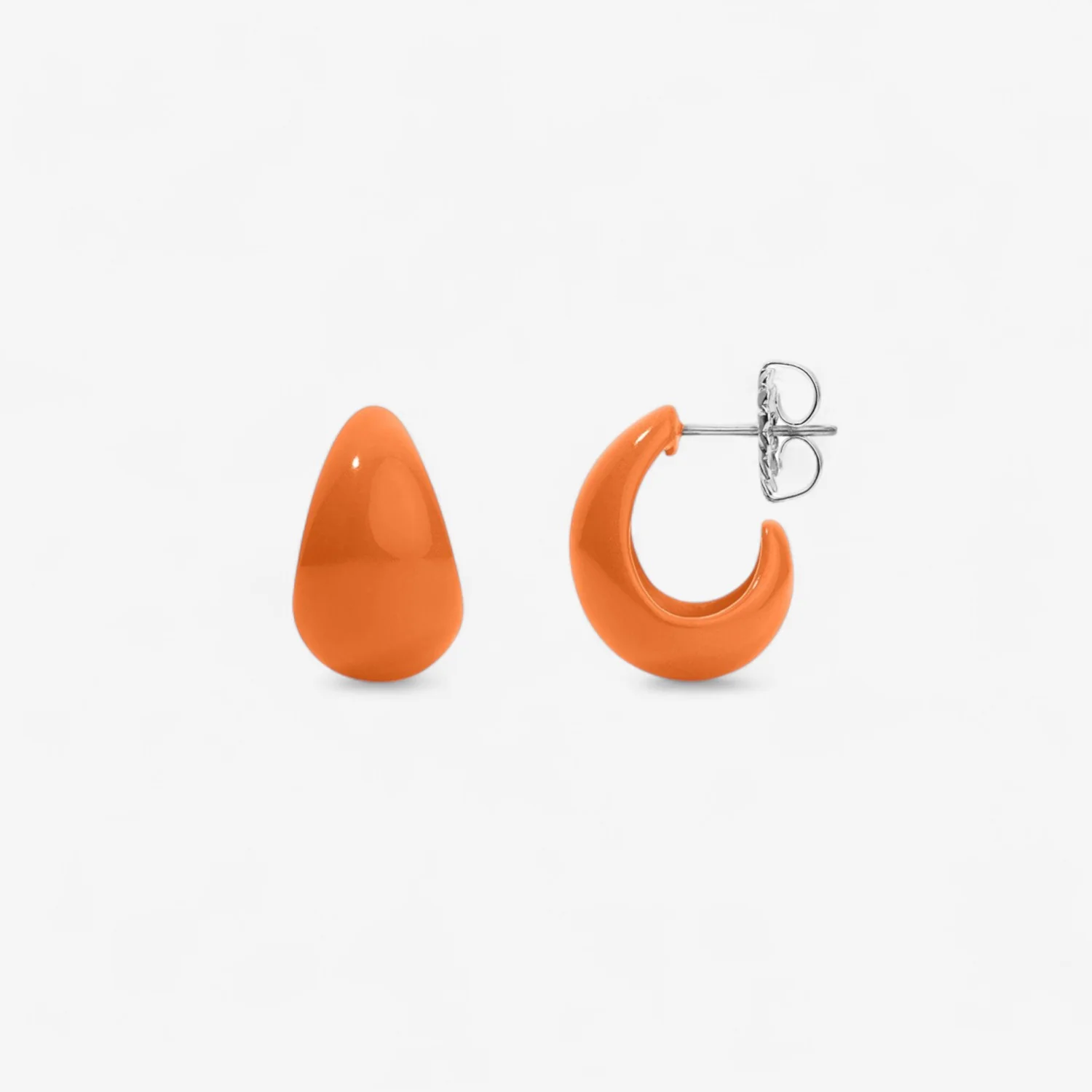 Poppy Enamel Tear Drop Huggie - Image 19