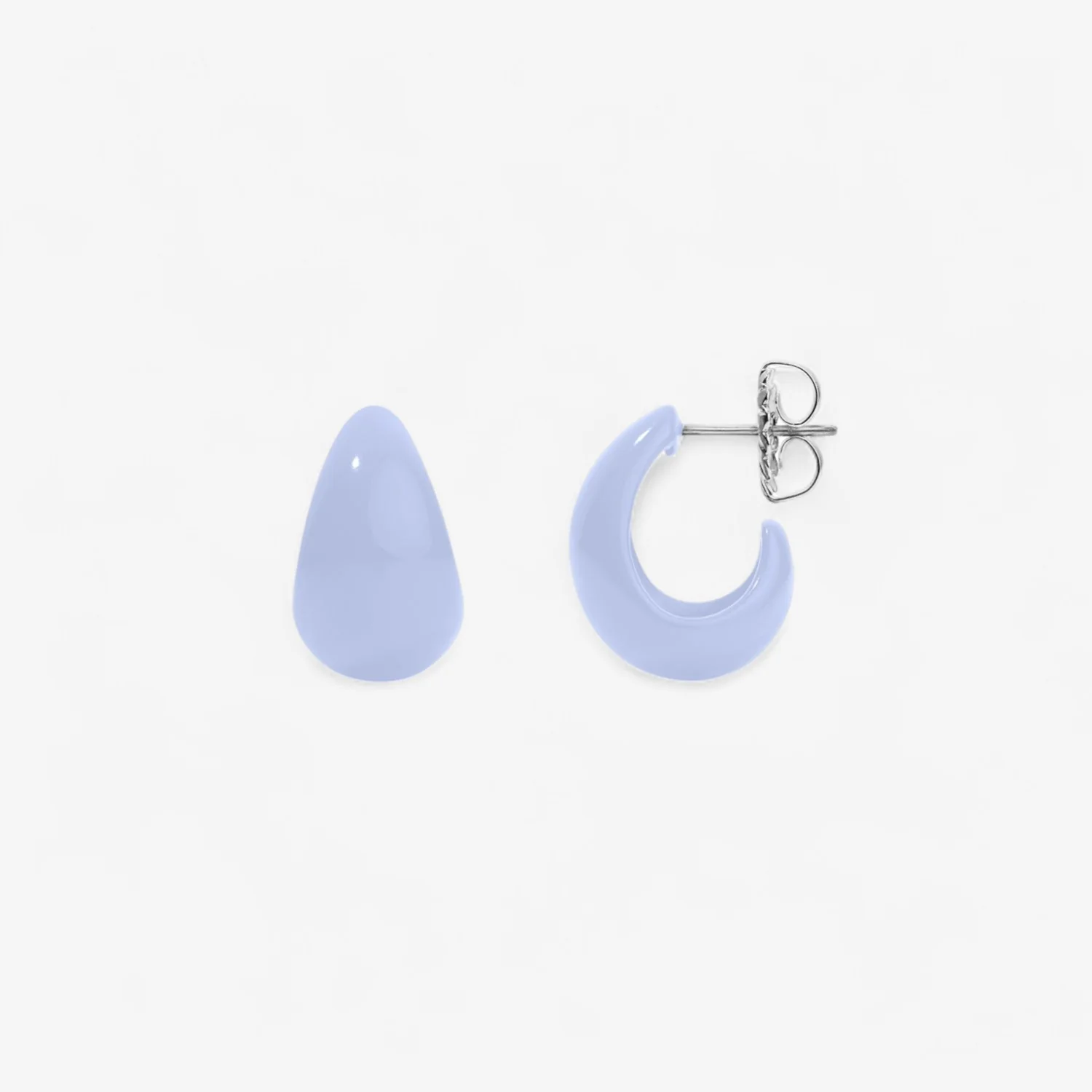 Poppy Enamel Tear Drop Huggie - Image 20