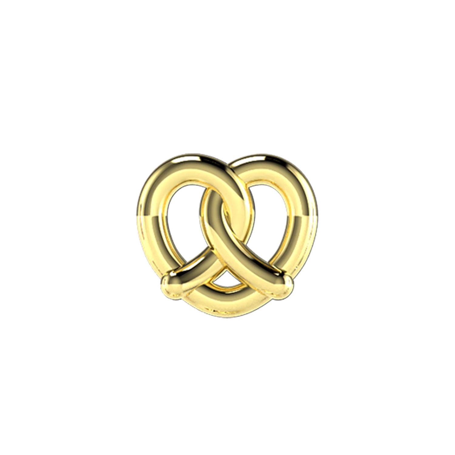 Pretzel Slider Necklace Charm