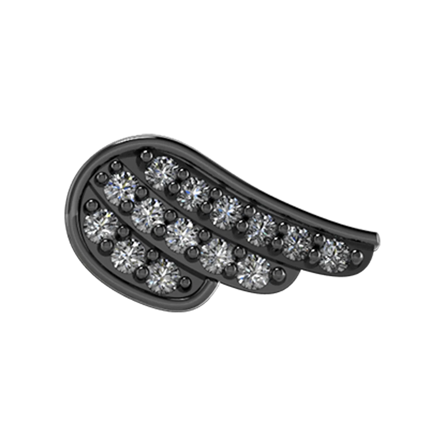 Right Angel Wing Slider Charm - Image 2