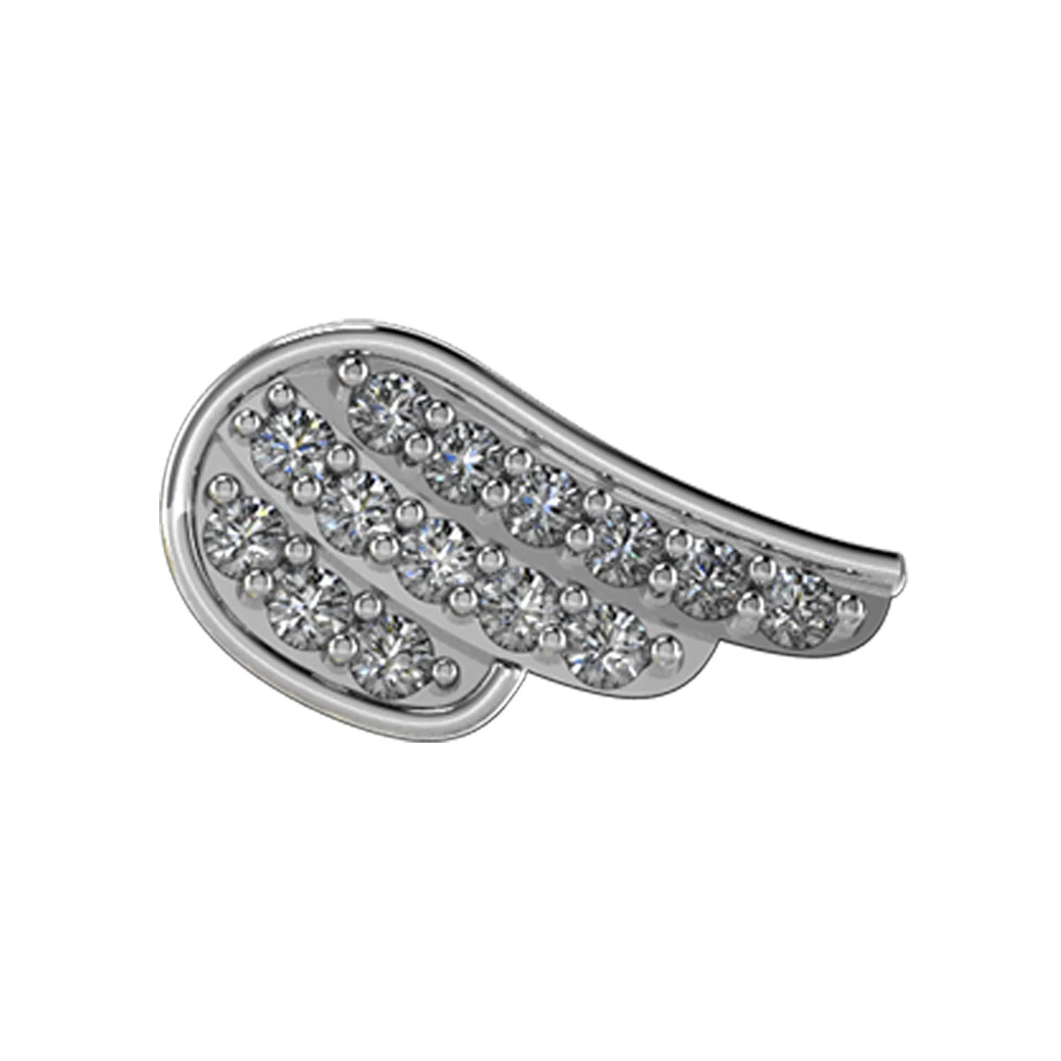 Right Angel Wing Slider Charm - Image 4