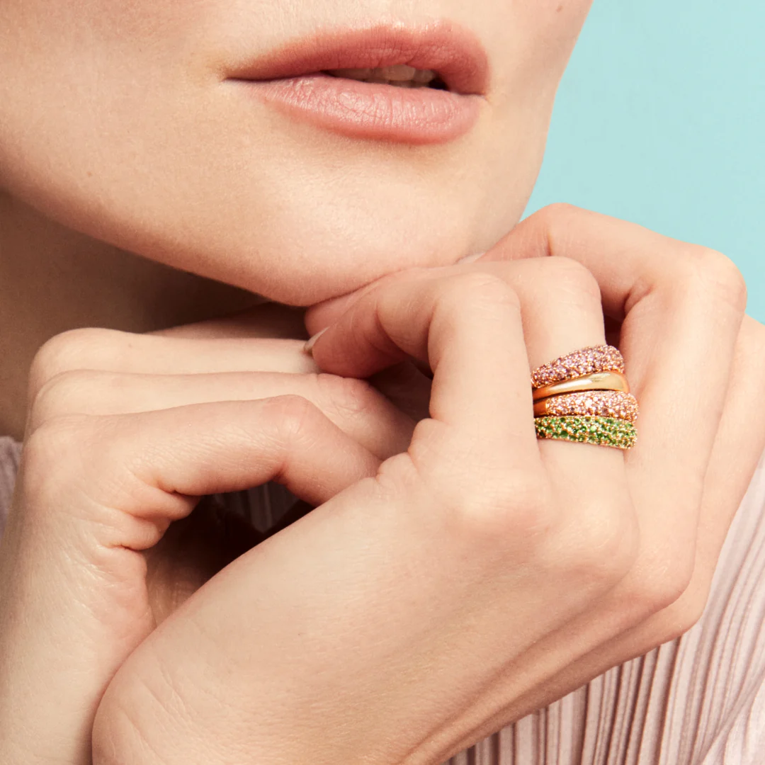 Madison Ruby Stack Ring - Image 4