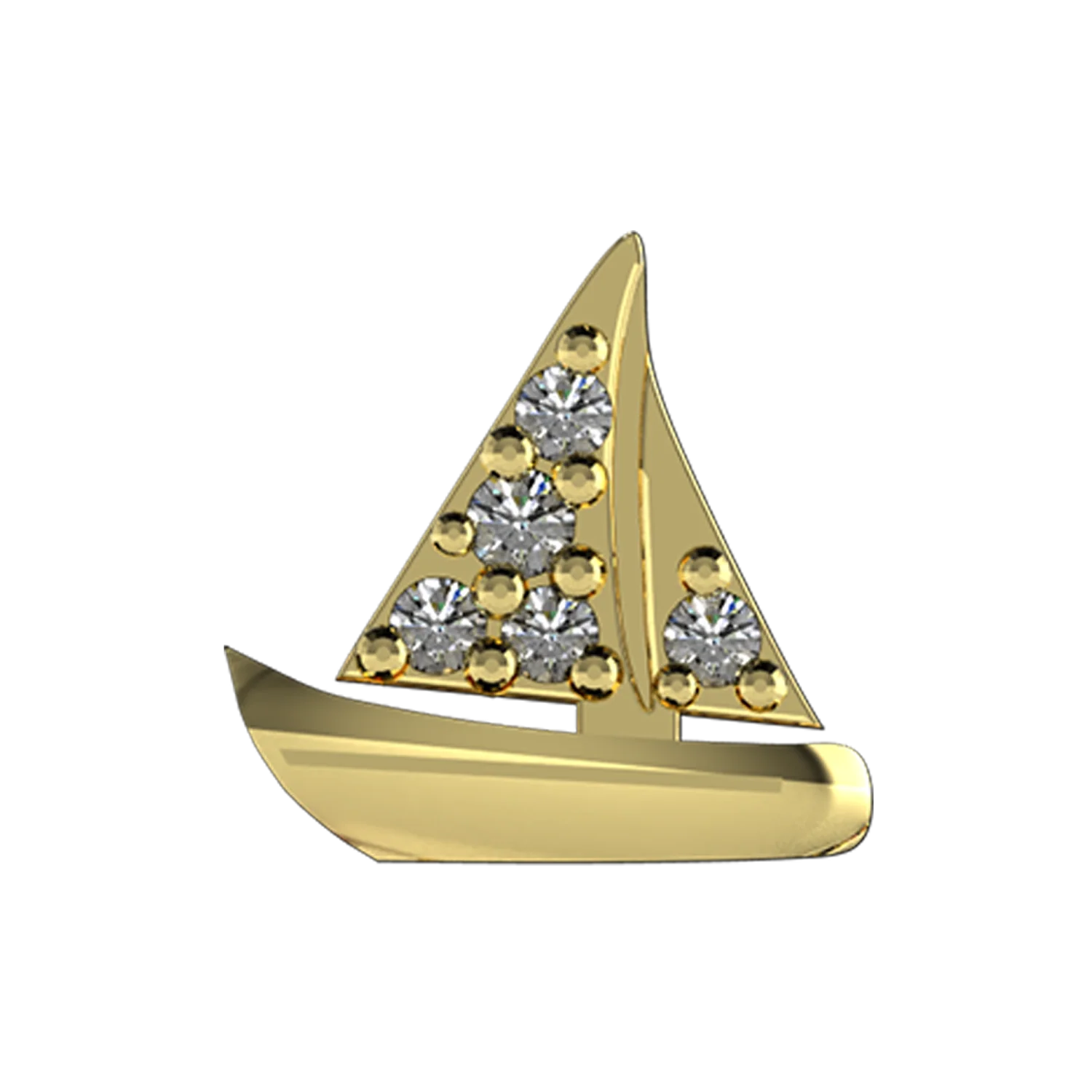 Sailboat Slider Charm