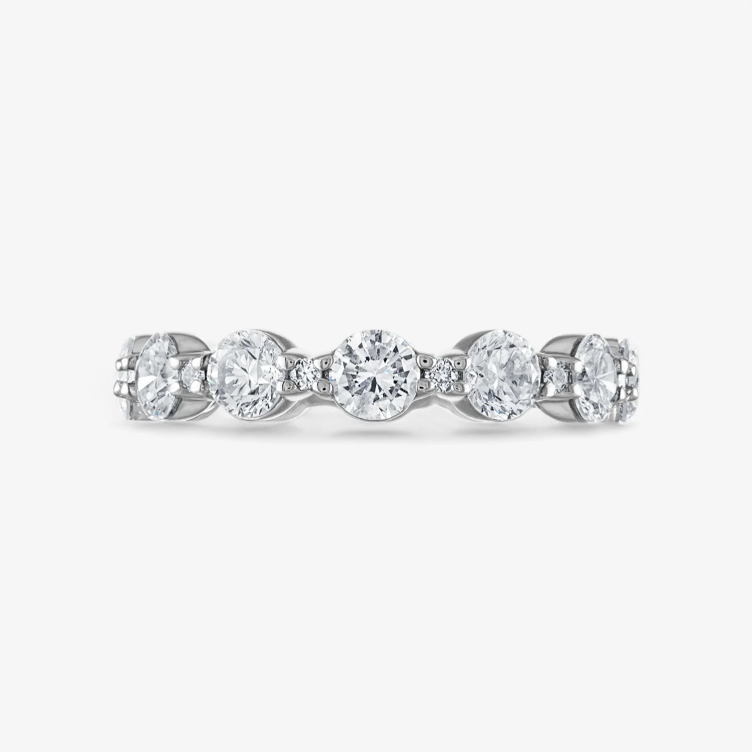 Signature Scalloped Diamond Stack Rings - Image 10