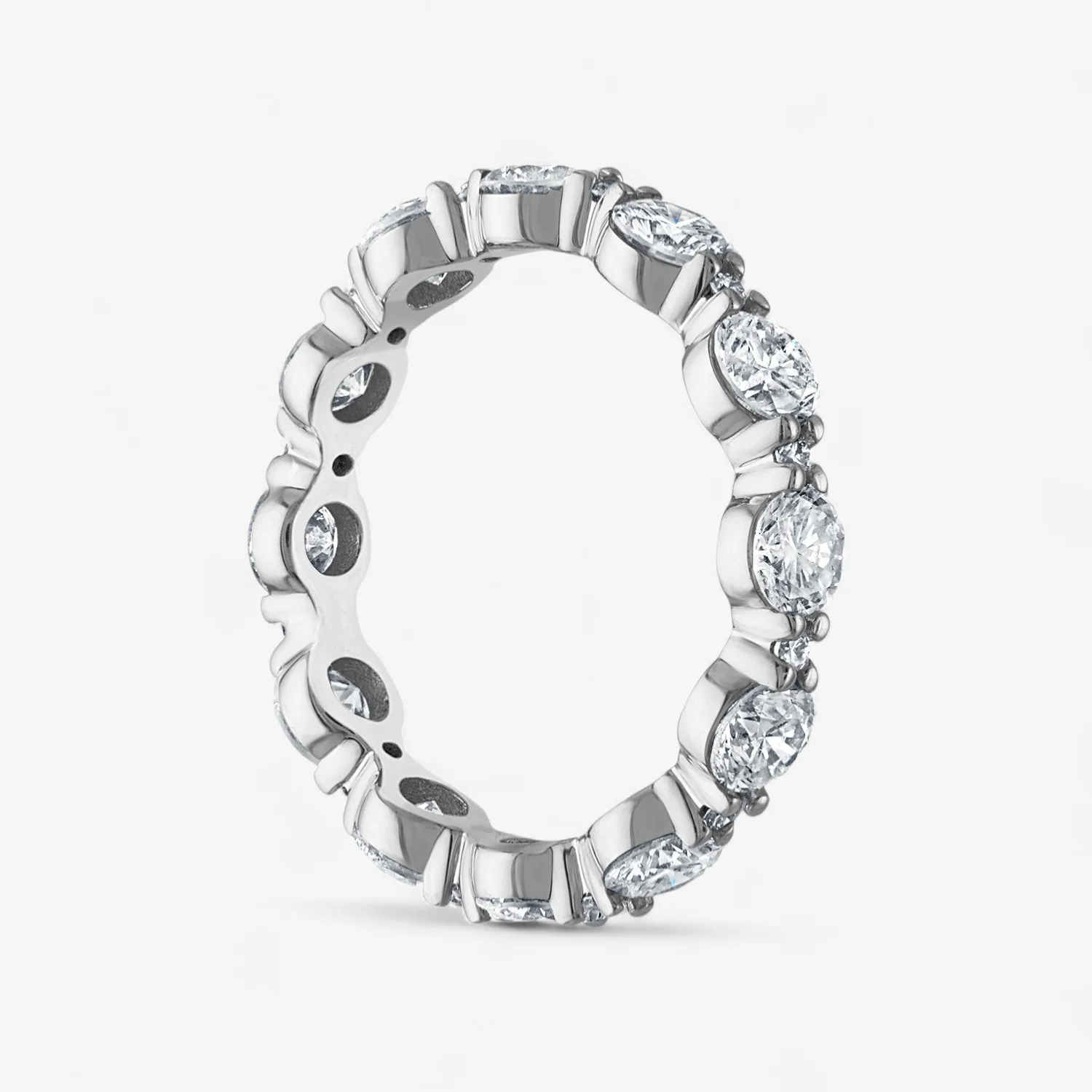 Signature Scalloped Diamond Stack Rings - Image 11