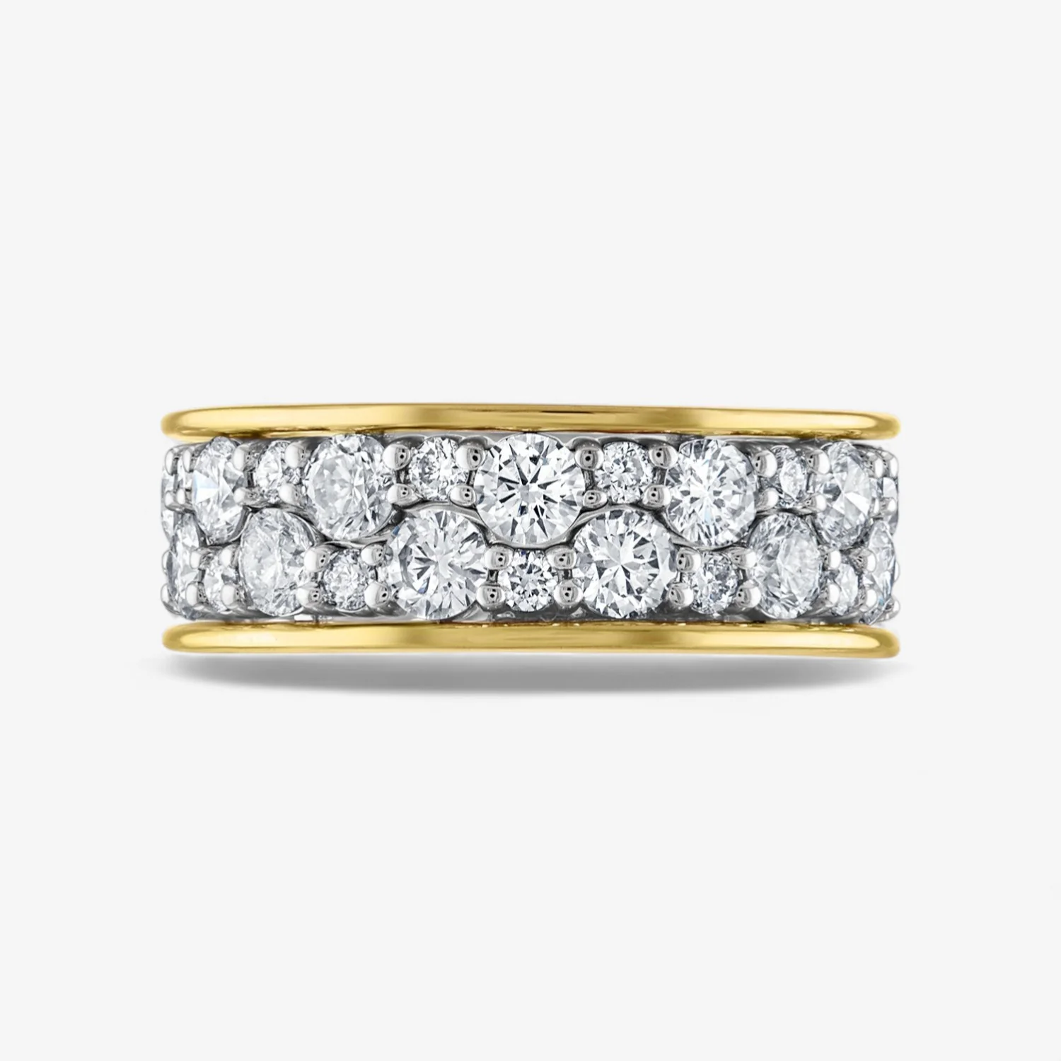 Signature Scalloped Diamond Stack Rings - Image 13