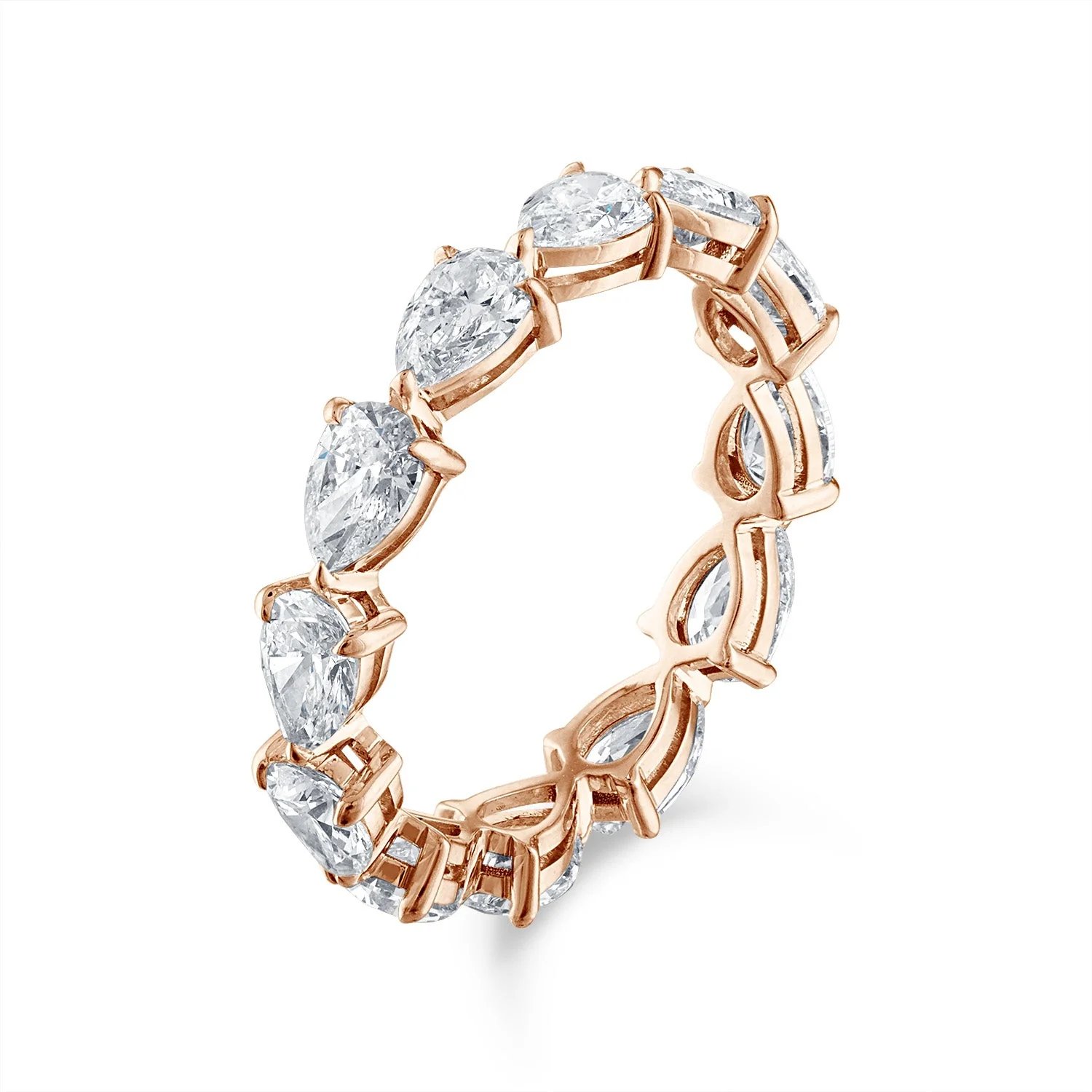 Sideways Diamond Eternity Band - Image 8