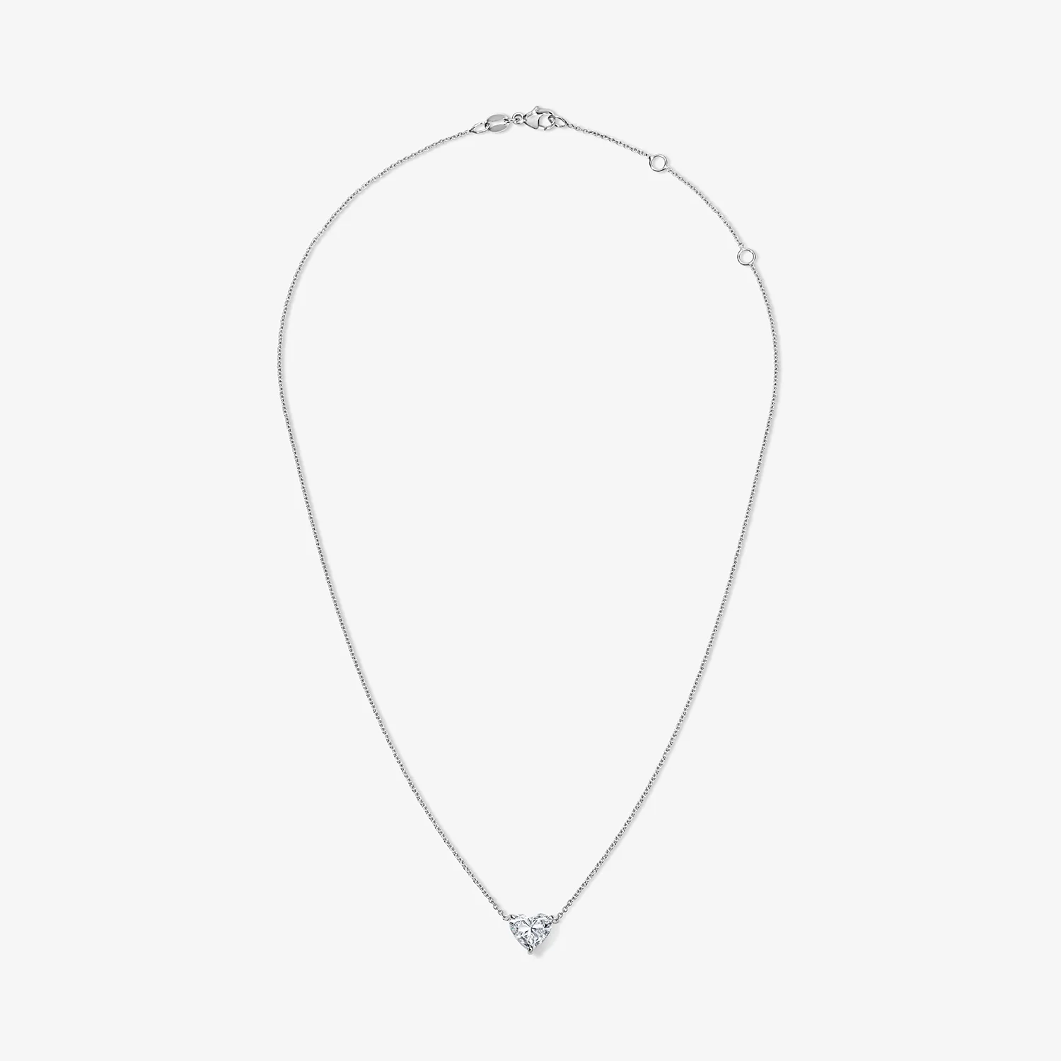 Signature 1.70ct Heart Soliatire Necklace - Image 2