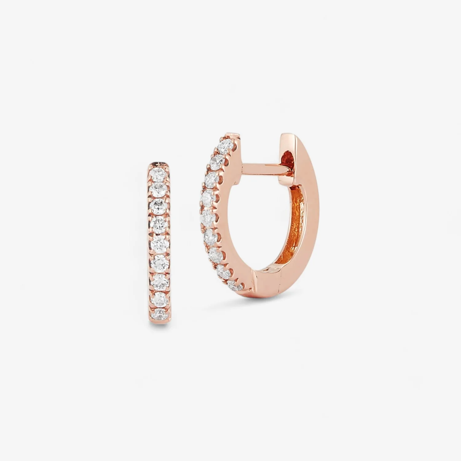 Ivy Small Pave Huggies - Image 5