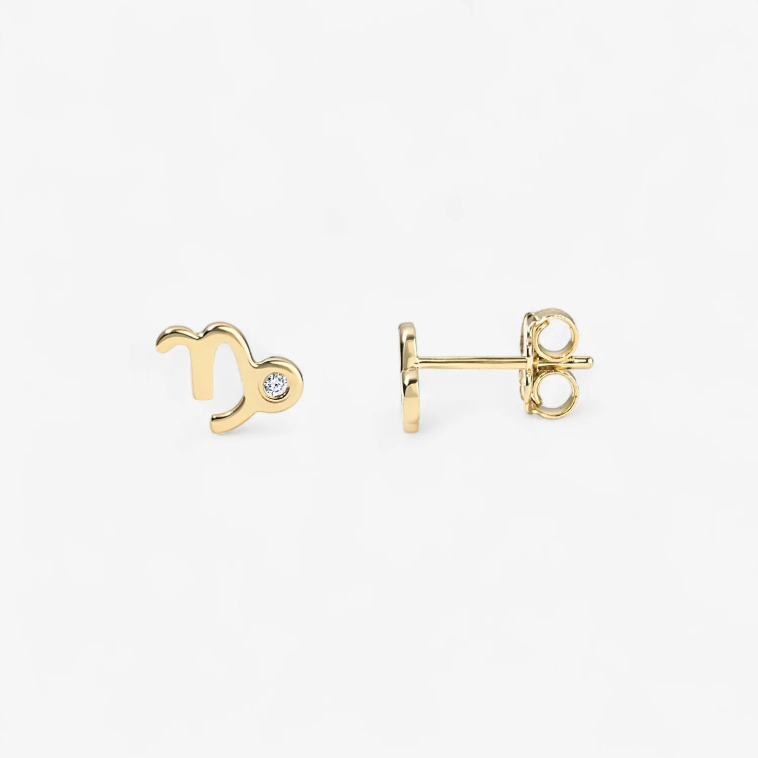Small Token Zodiac Stud Earring - Image 10