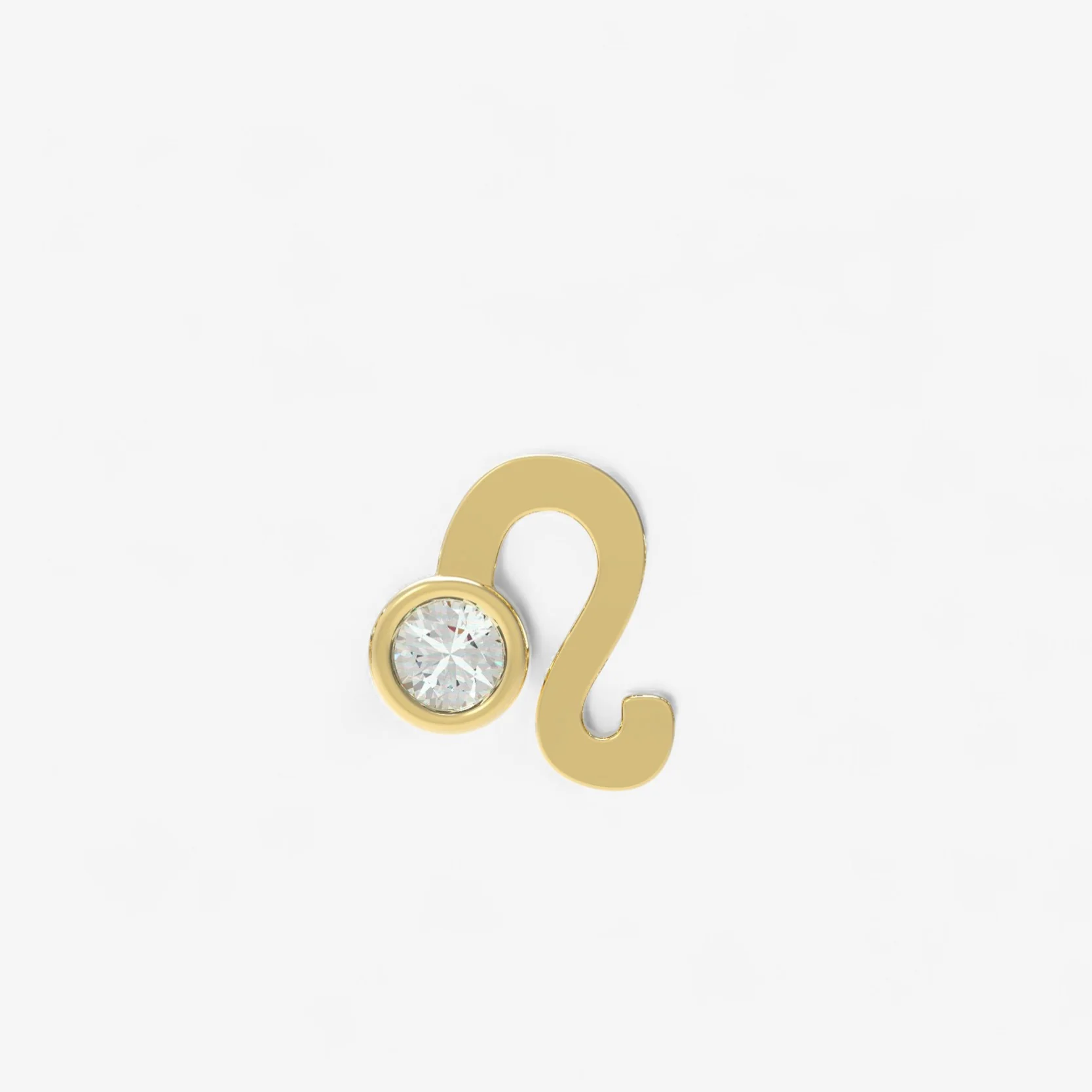 Small Token Zodiac Stud Earring - Image 11