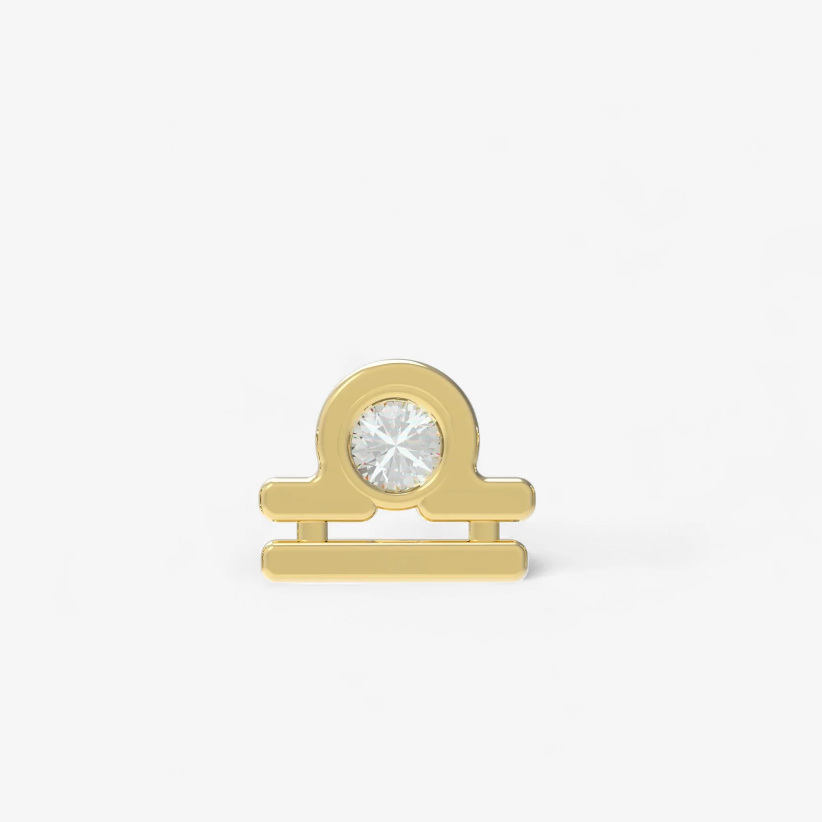 Small Token Zodiac Stud Earring - Image 12