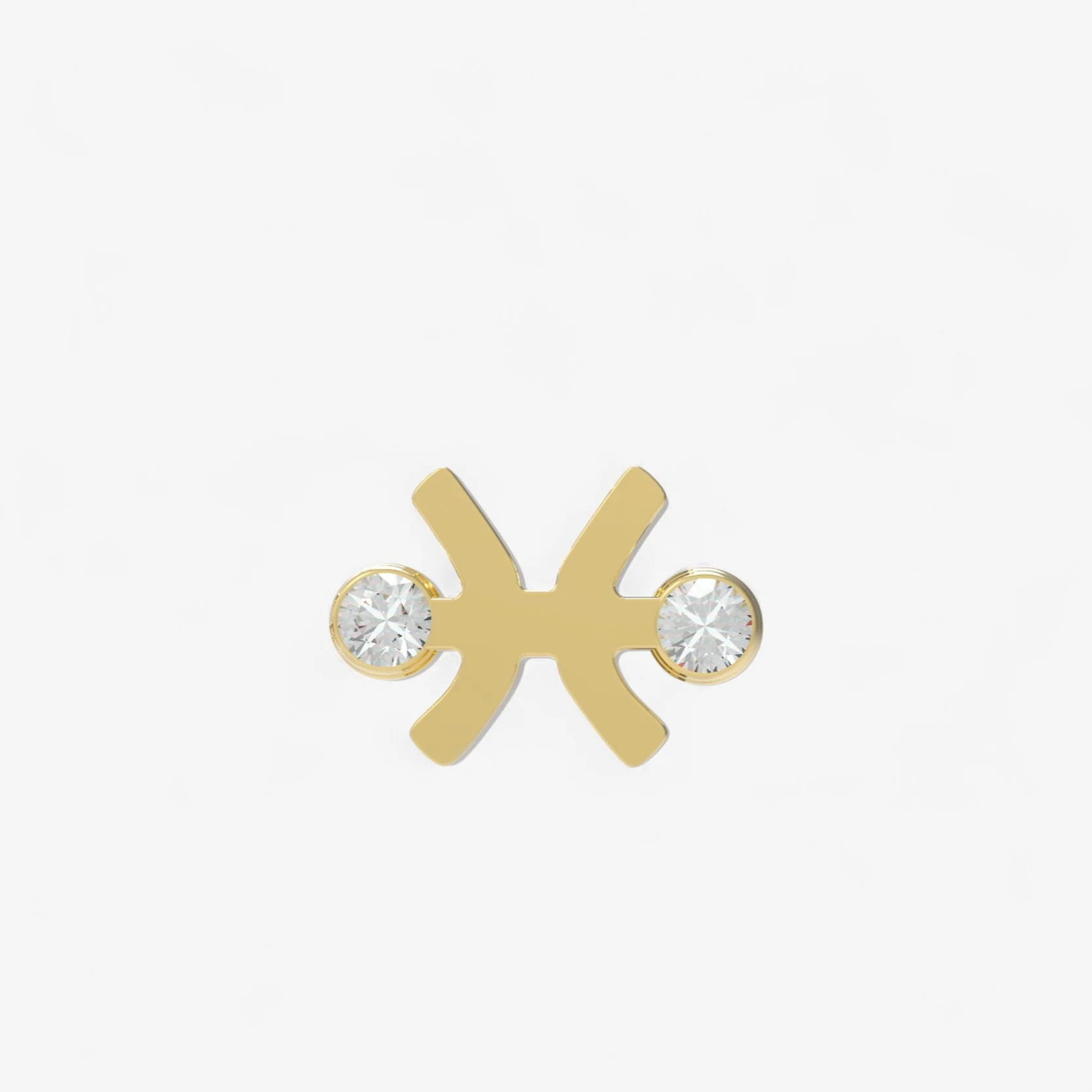 Small Token Zodiac Stud Earring - Image 13