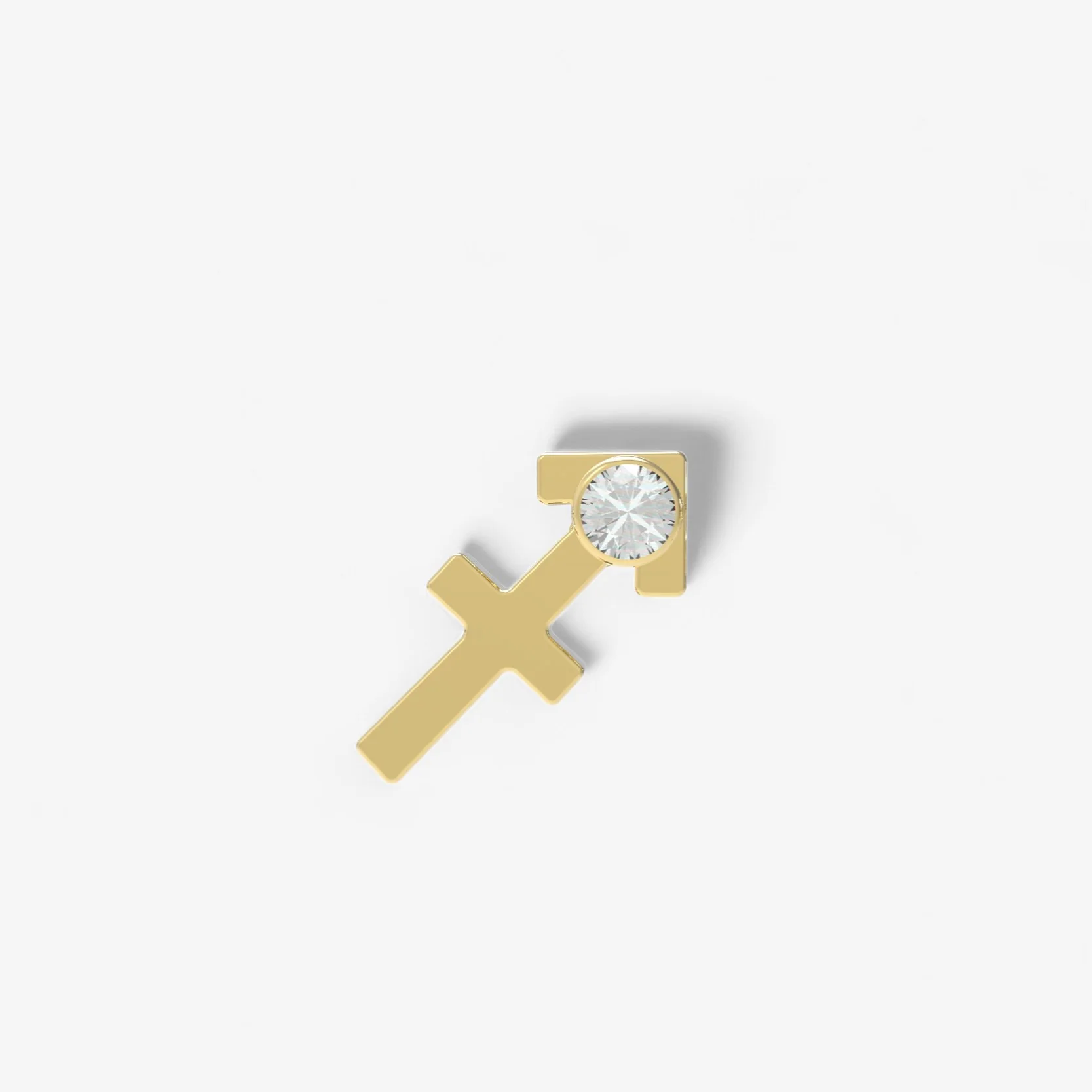Small Token Zodiac Stud Earring - Image 14