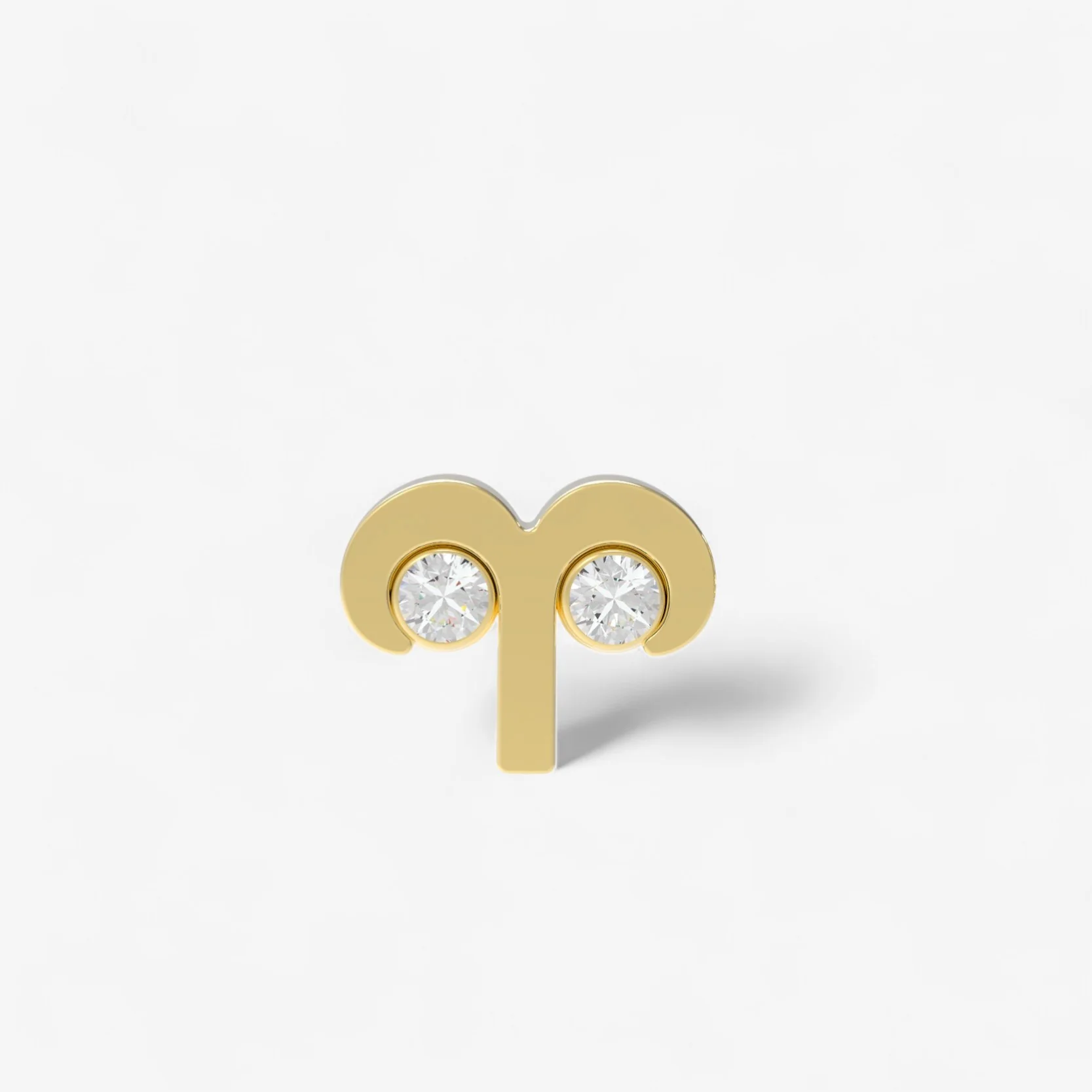 Small Token Zodiac Stud Earring - Image 6