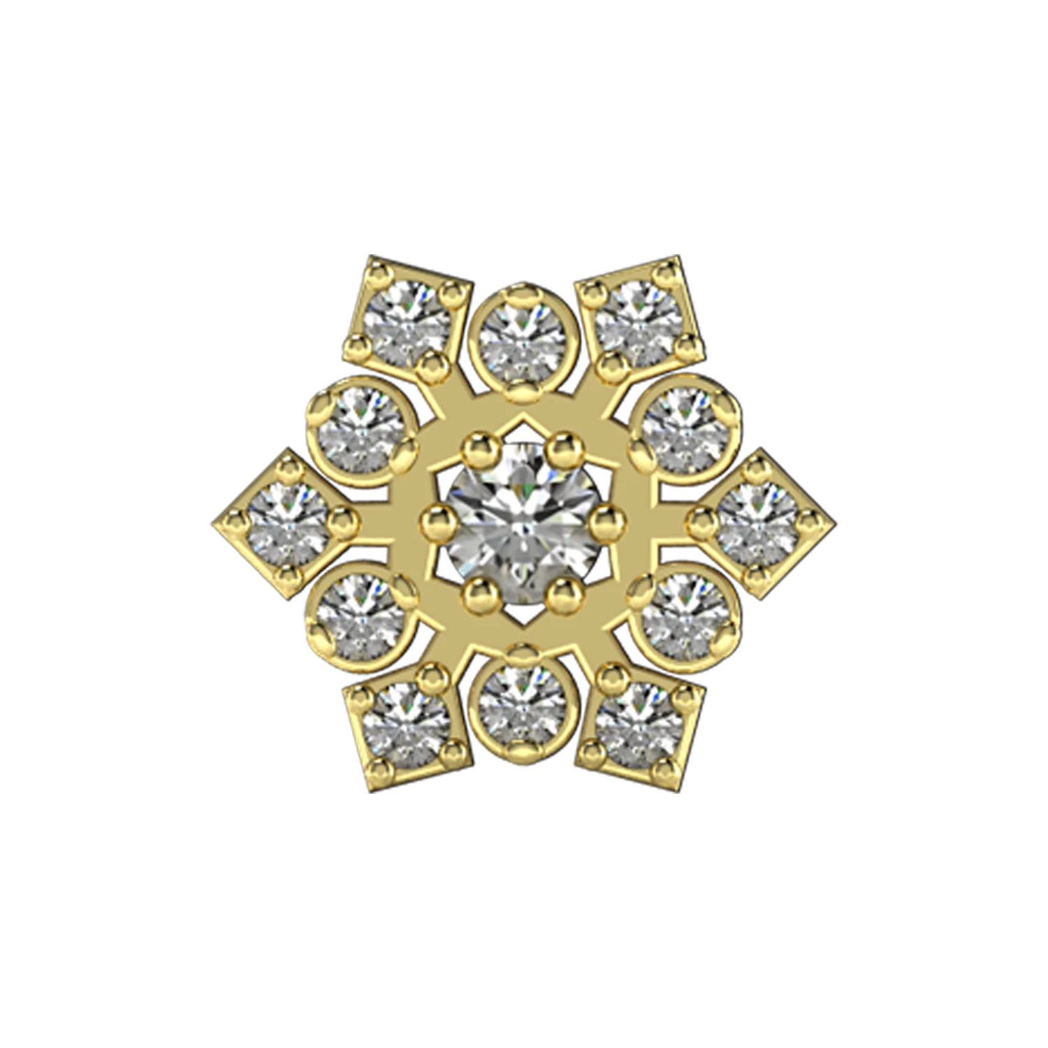 Snowflake Slider Charm