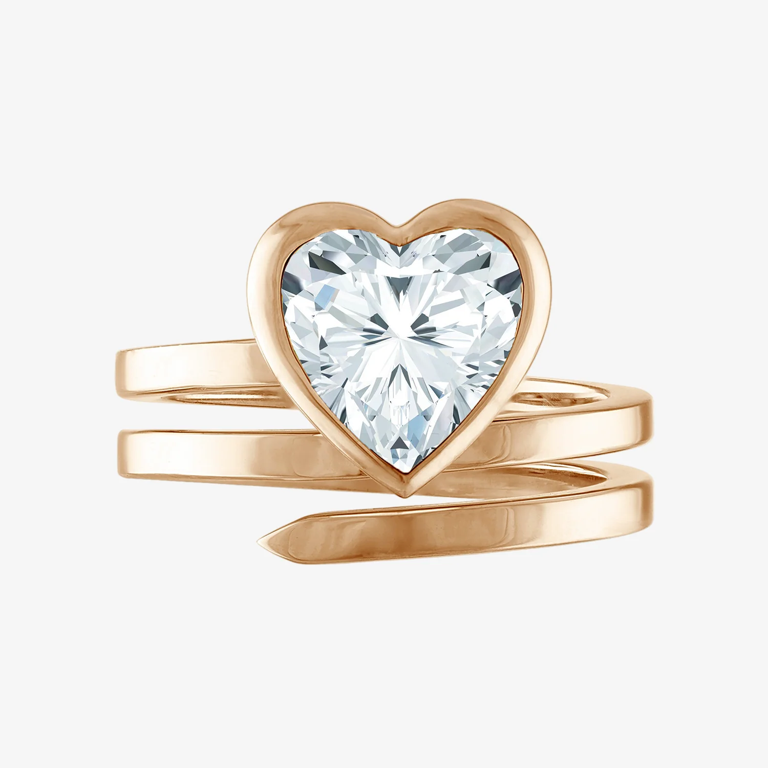 Spiral Engagement Ring - Image 2
