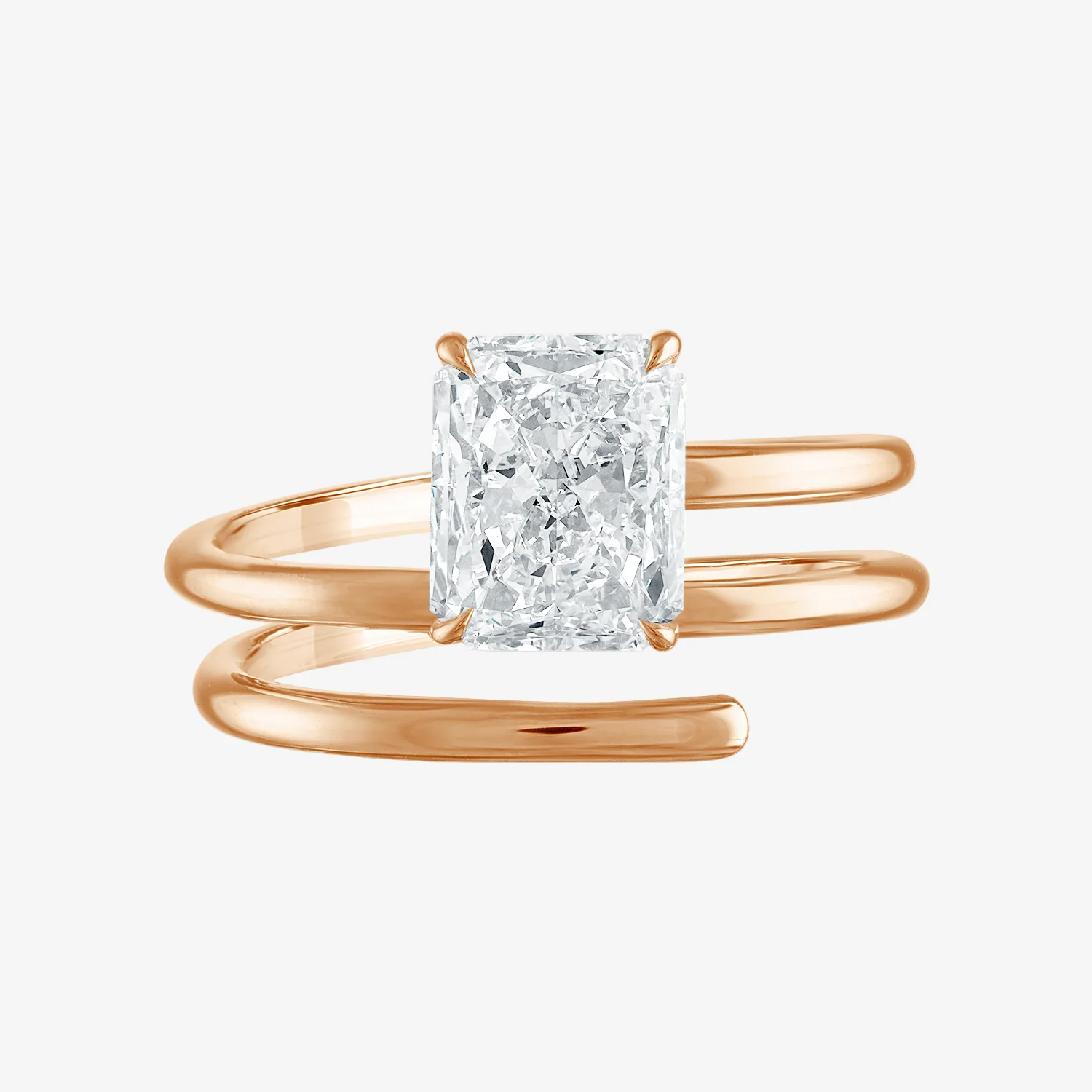 Spiral Engagement Ring - Image 5