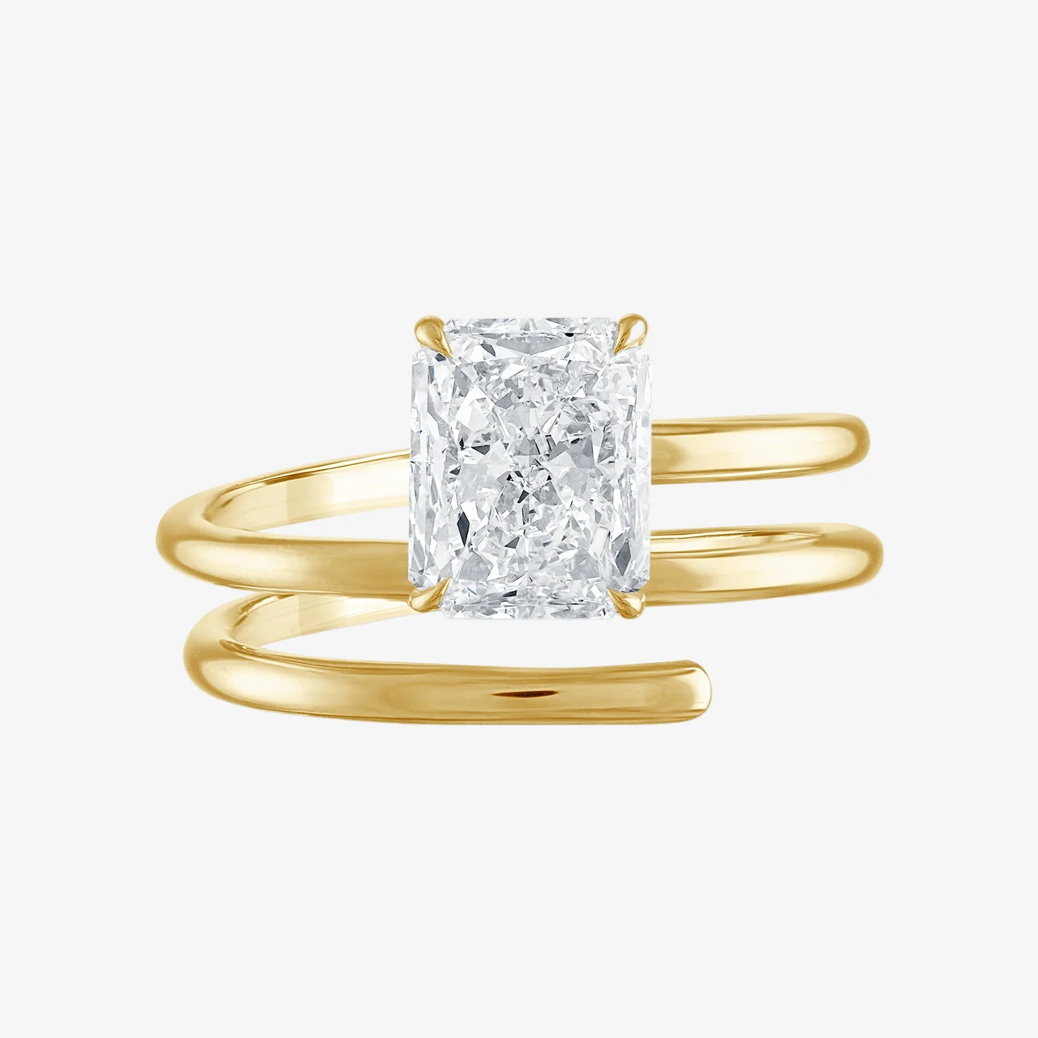 Spiral Engagement Ring - Image 7