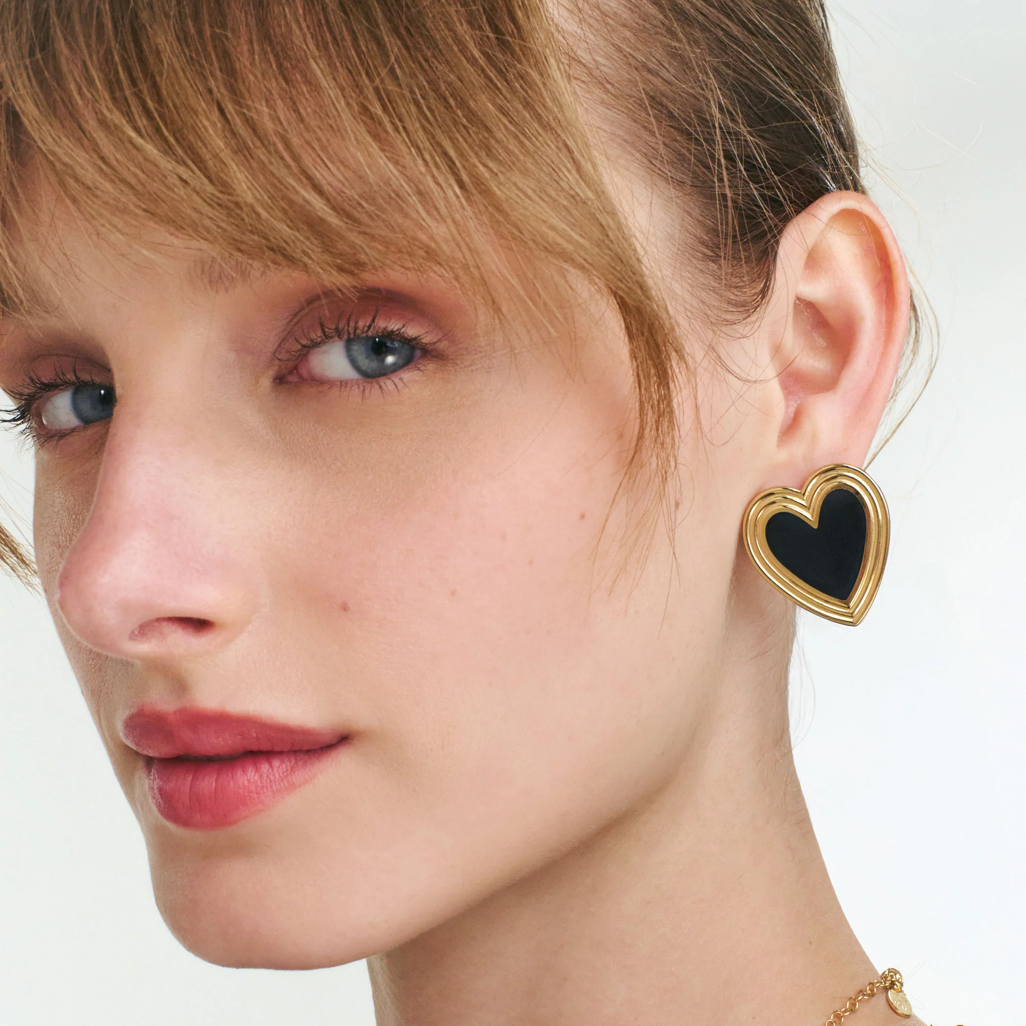 The Golden Hour Stud Earrings  - Gold Vermeil - Image 2