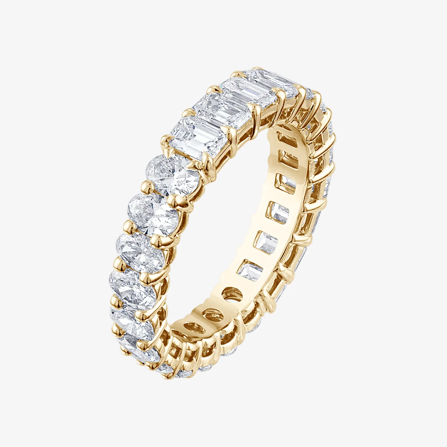 The Oval & Emerald Undecided® Eternity Band - Image 4