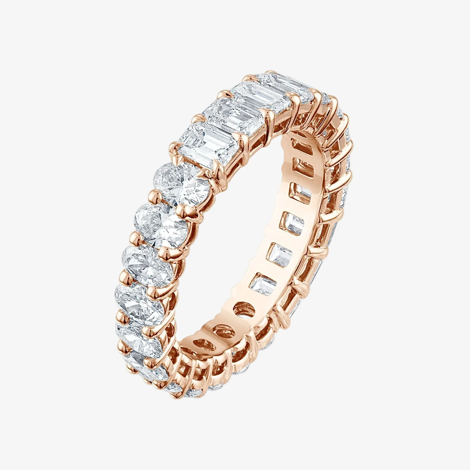 The Oval & Emerald Undecided® Eternity Band - Image 5