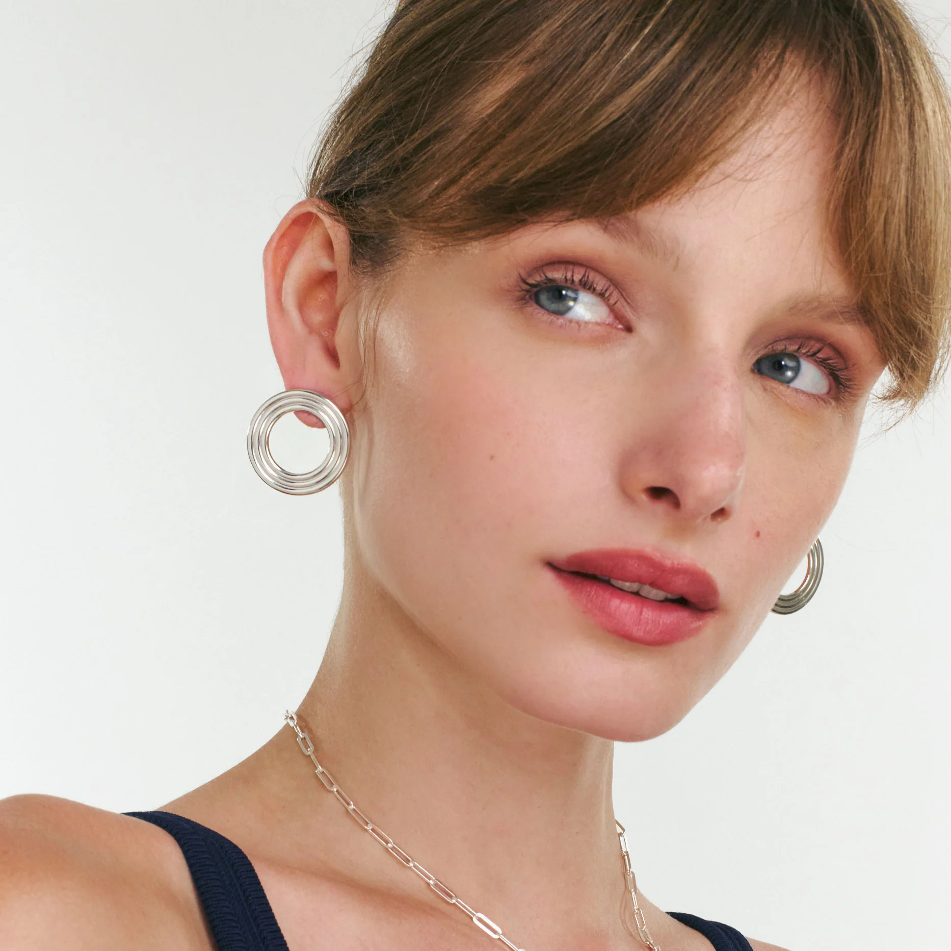 The Spotlight Studs- Silver - Image 2