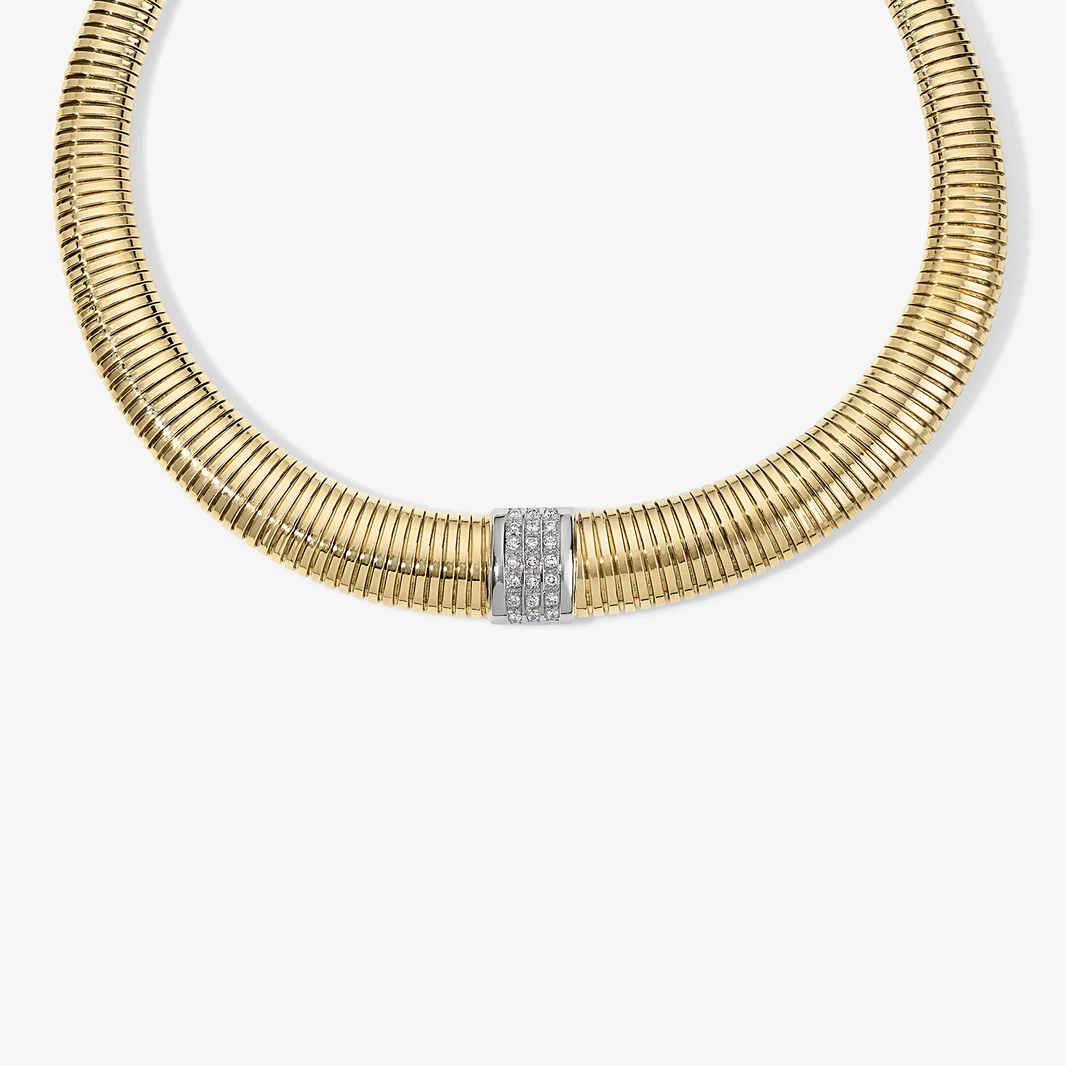 Tubogas Collar with Diamond Center - Image 2